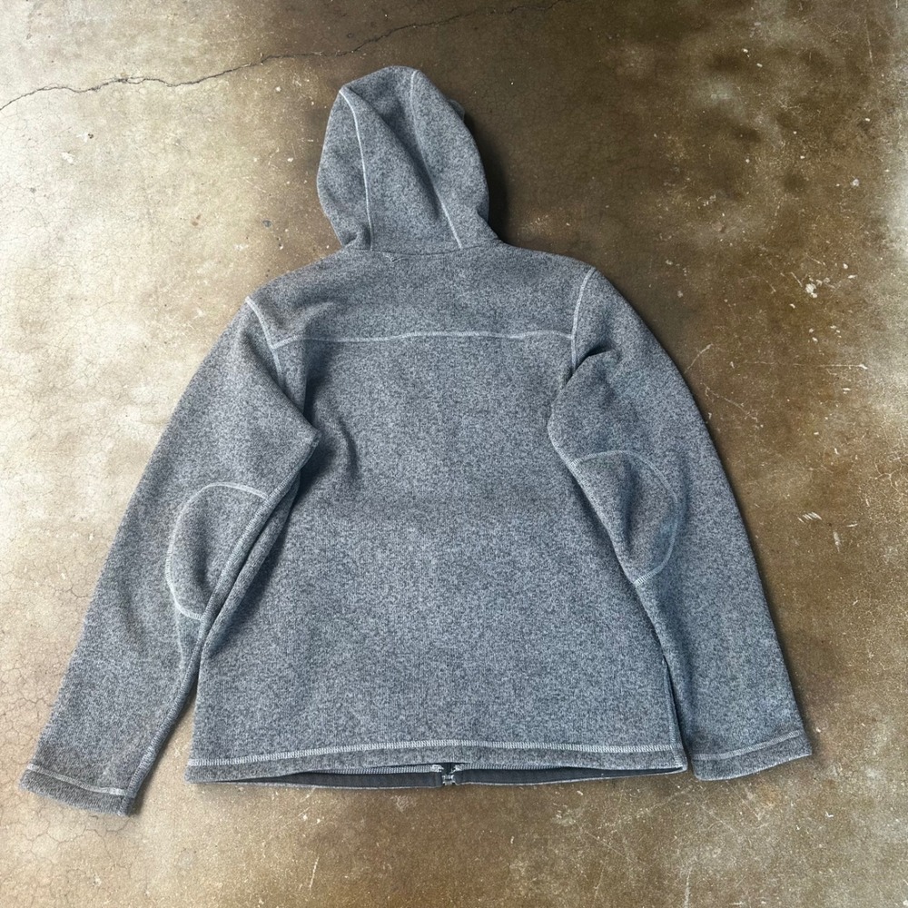 The North Face Gordon Lyons Hoodie Mens Medium Grey Fair Full Zip Fleece Jacket - Picture 2 of 7